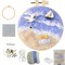 Wool Painting Kit Needle Felting Kit Wool Felt Painting Gifts for Adults,Needle Felt Supplies for Beginners,Home Decoration (Beach)